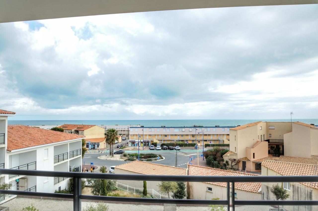 T3 vue mer 100m de la plage wifi et parking Saint-Pierre-la-Mer  Buitenkant foto